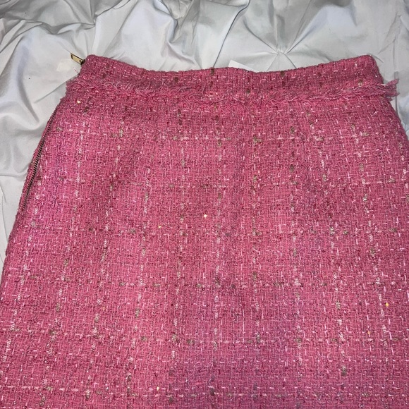 NEW GENERATION LOVE sandra tweed skirt in pink - Picture 6 of 8